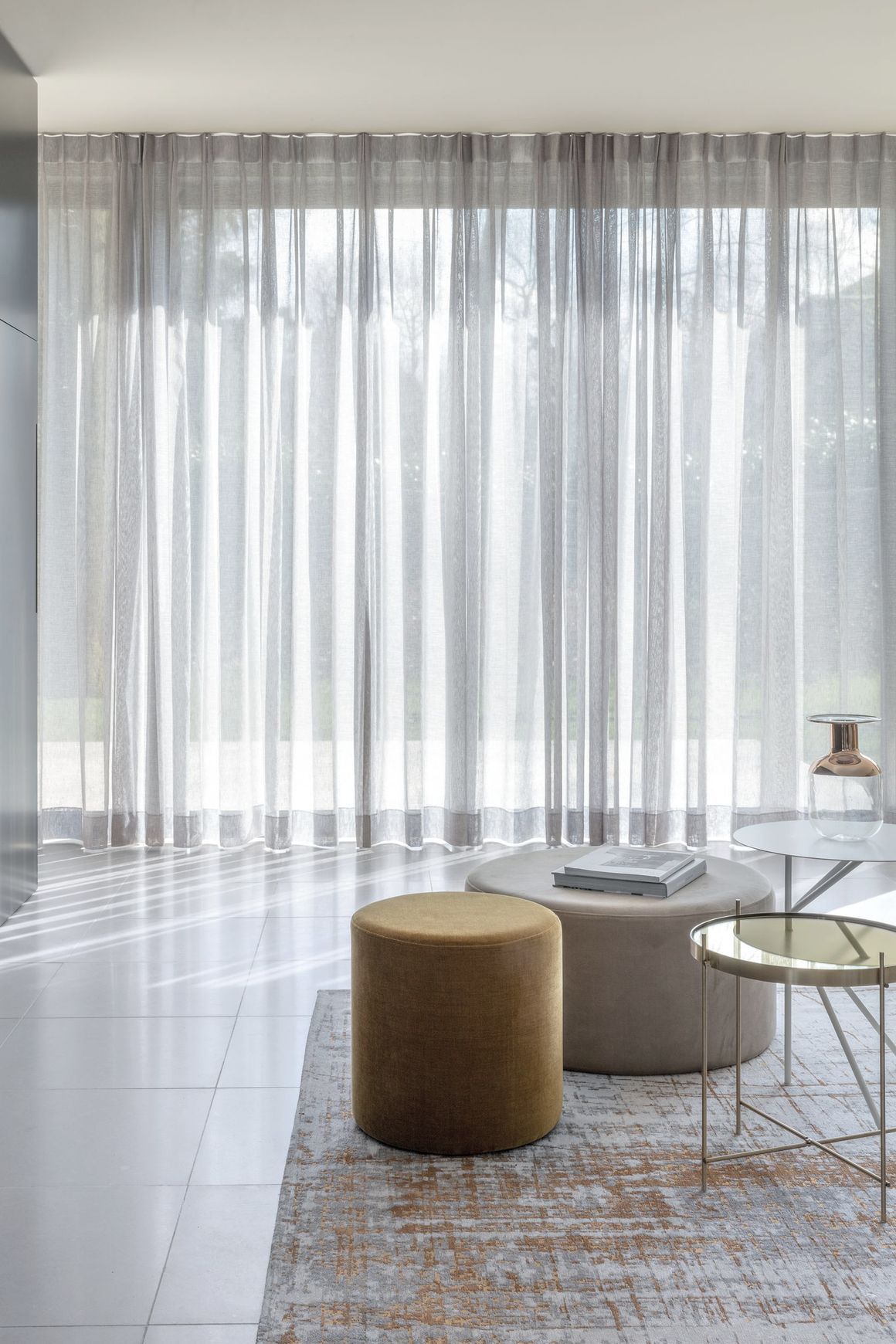 Sheer Unlined Curtains Custom Made