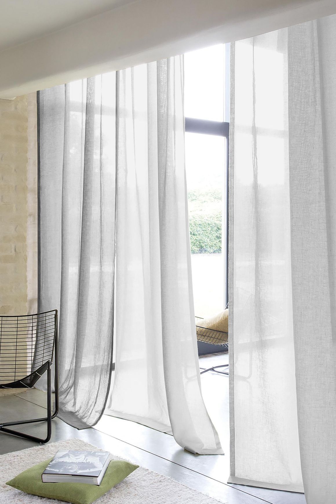 Sheer Unlined Curtains Custom Made