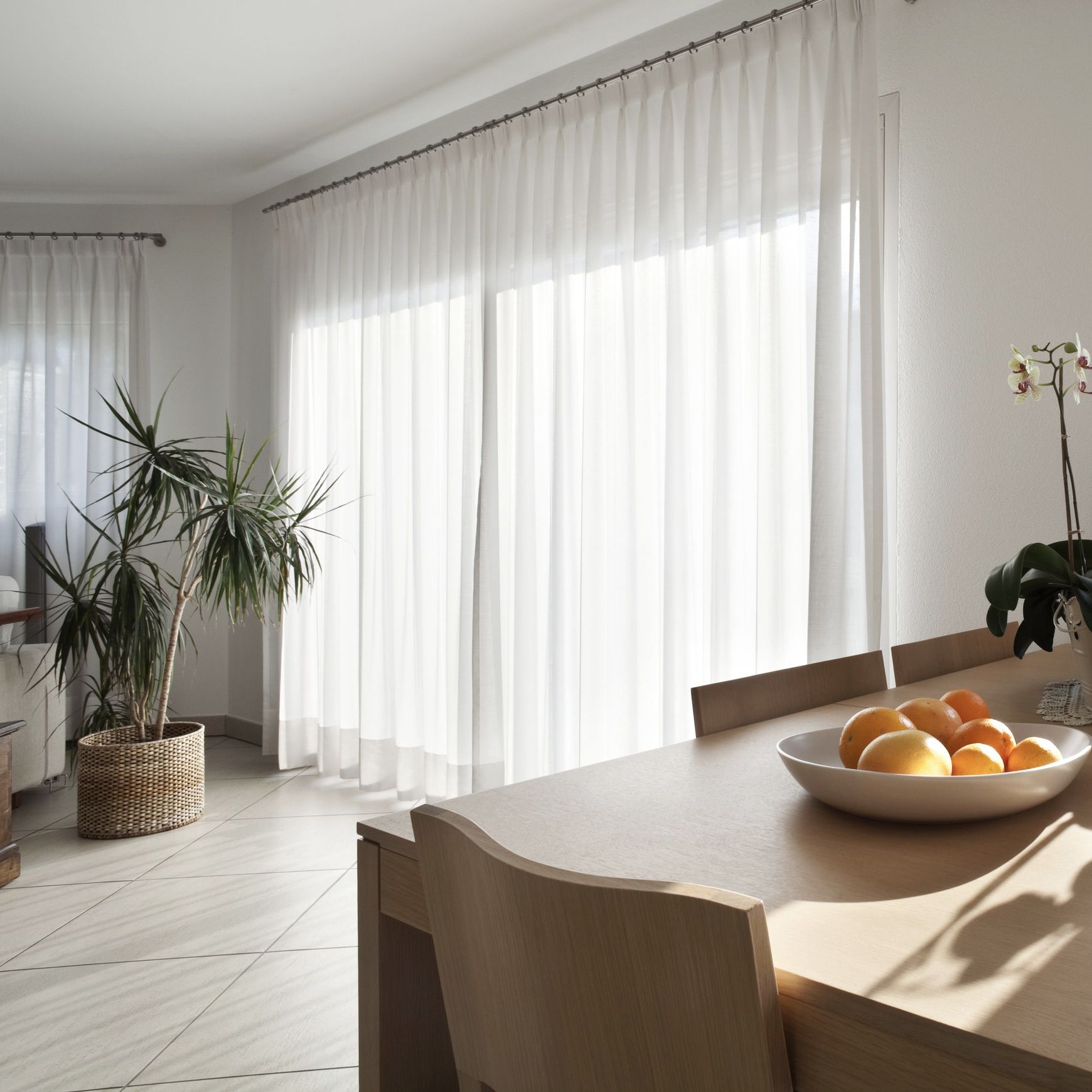 Sheer Unlined Curtains Custom Made