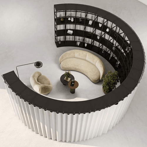 KubosCURVE – Curved Zoning & Space Divider System