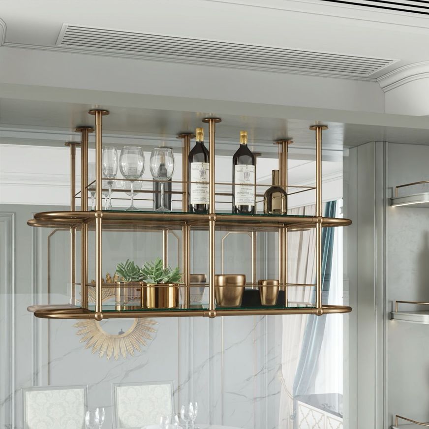 Bespoke Luxe Shelving Solutions - Celling Mounted