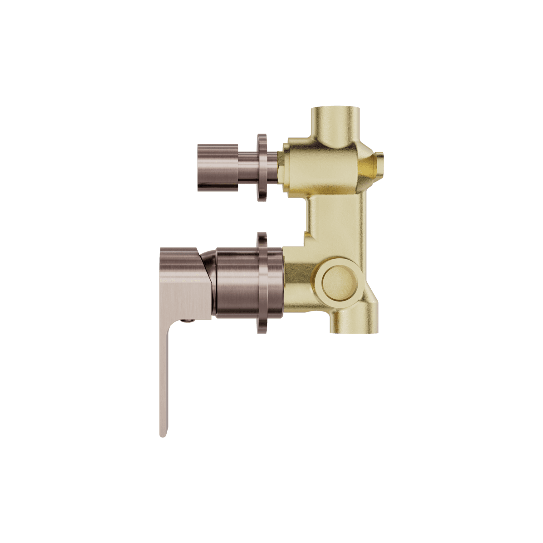 Bianca Shower Mixer & Divertor Back Plate | Brushed Bronze