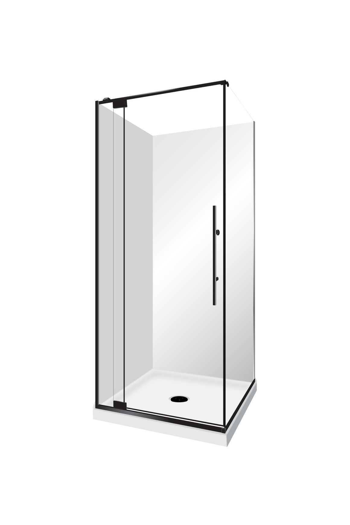 Adjustable Frameless Pivot Square 1000×900