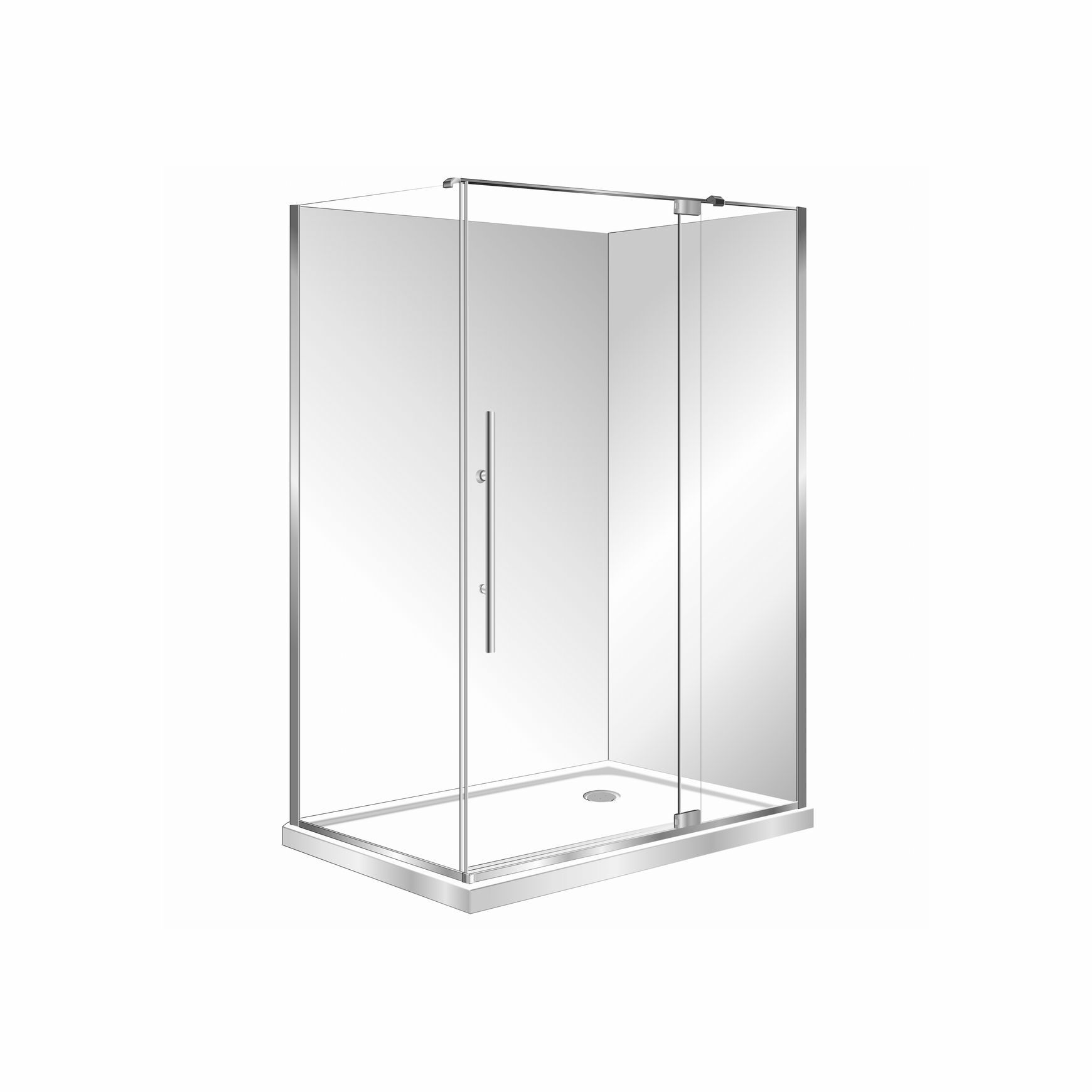 Adjustable Frameless Pivot Square 1400×1000