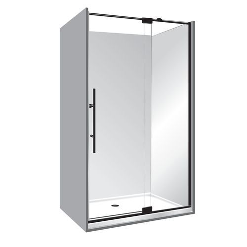Adjustable Frameless Pivot Alcove 1000x1200x1000