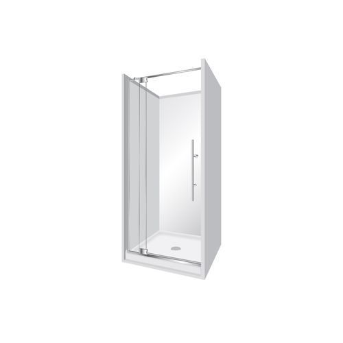 Adjustable Frameless Pivot Alcove 1000
