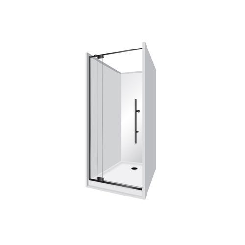 Adjustable Frameless Pivot Alcove 1200x900x1200