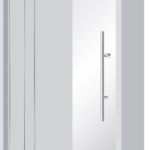 Adjustable Frameless Pivot Alcove 1200x900x1200