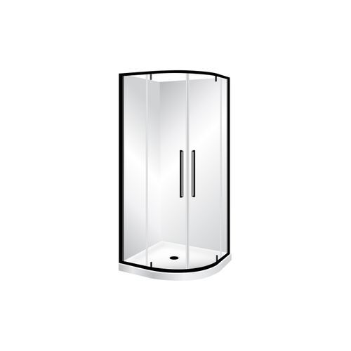 Horizon Round Corner Pivot Door Shower