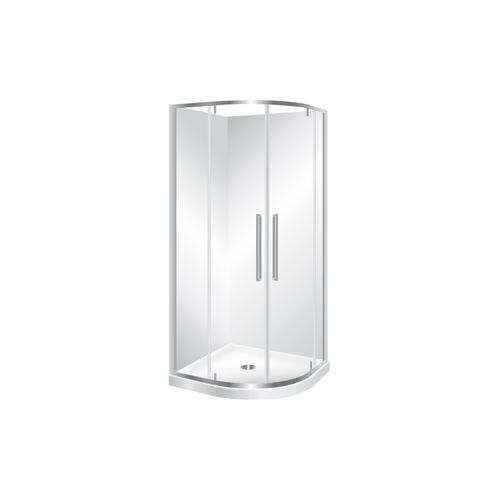 Horizon Round Corner Pivot Door Shower