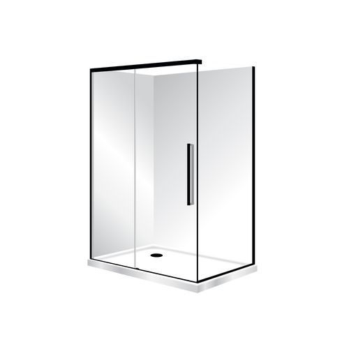Horizon 2 Sided Sliding Door Shower with Clear Glass
