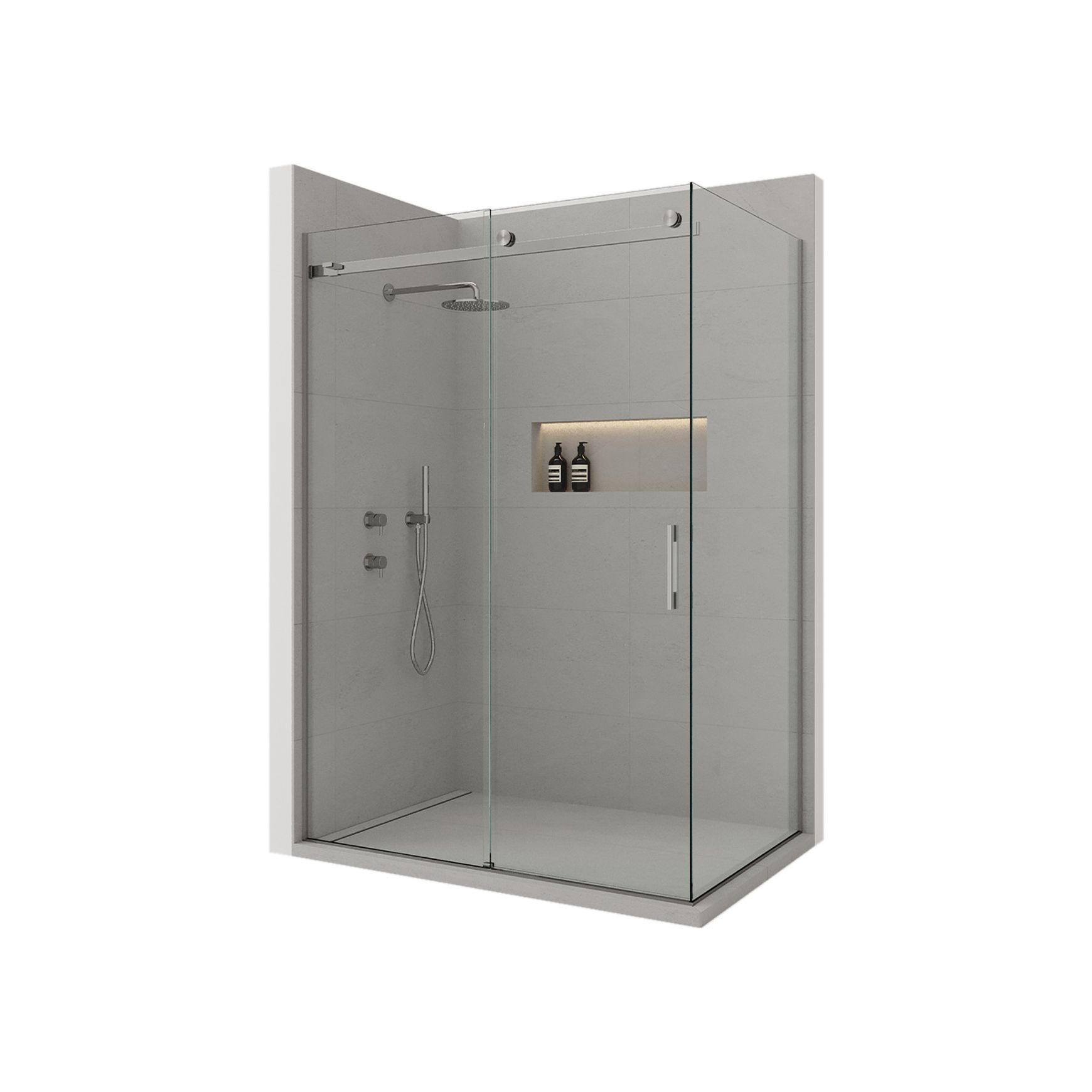 Linea Quattro Tiled Shower