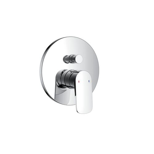 Modern Linea Shower Divert Mixer (Round Faceplate)