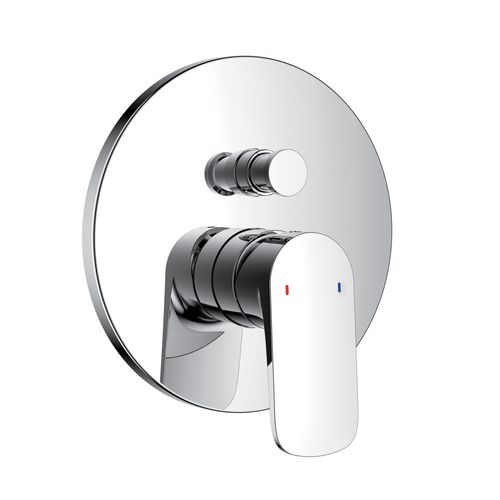 Modern Linea Shower Divert Mixer (Round Faceplate)