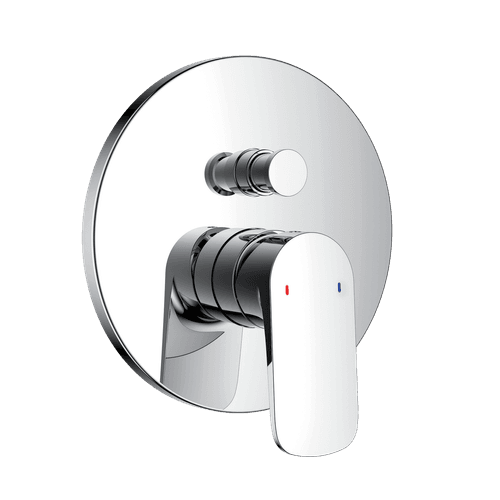 Modern Linea Shower Divert Mixer (Round Faceplate)