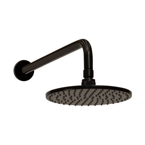 Carbon Rain Shower With Wall Arm