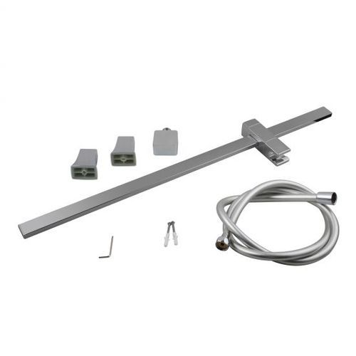 Square Shower Rail Chrome