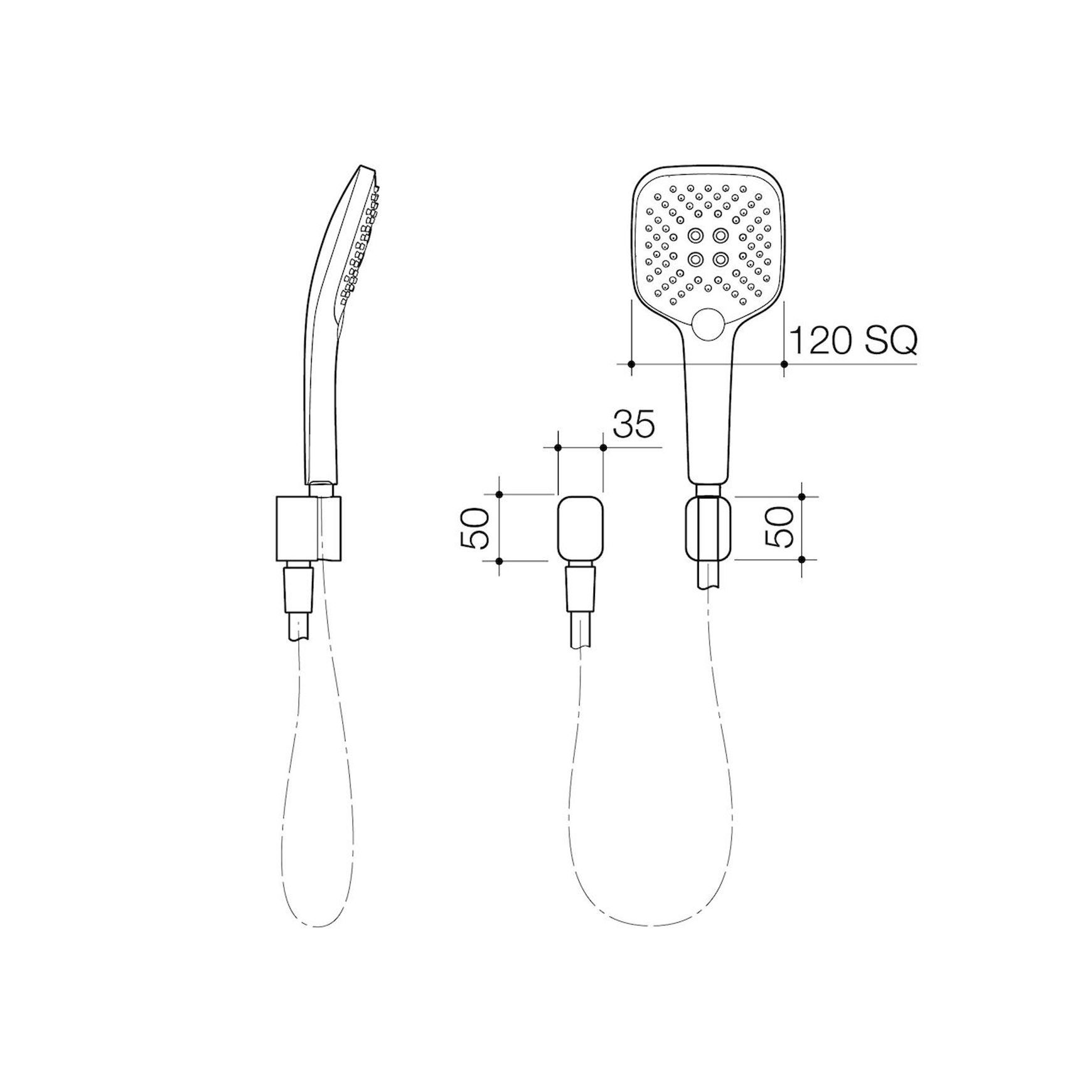Luna Multi Function Hand Shower
