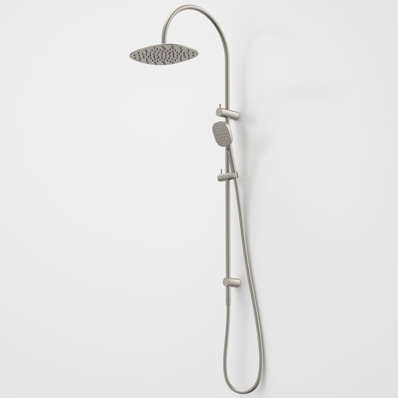 Contura II Rail Shower with Overhead  | Brushed Nickel