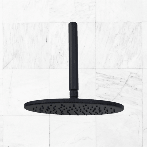Mira Matte Black Ceiling Shower Arm