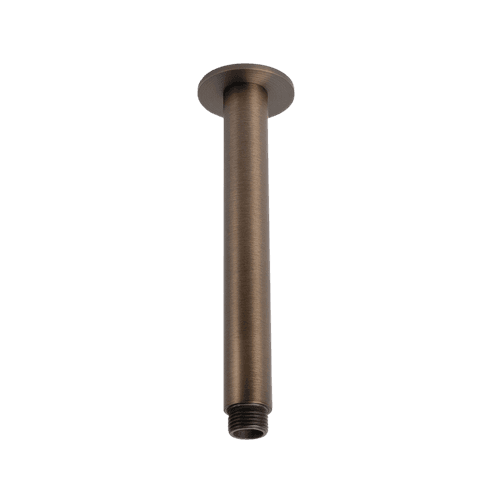 Mira Brushed Vintage Antique Brass Ceiling Shower Arm
