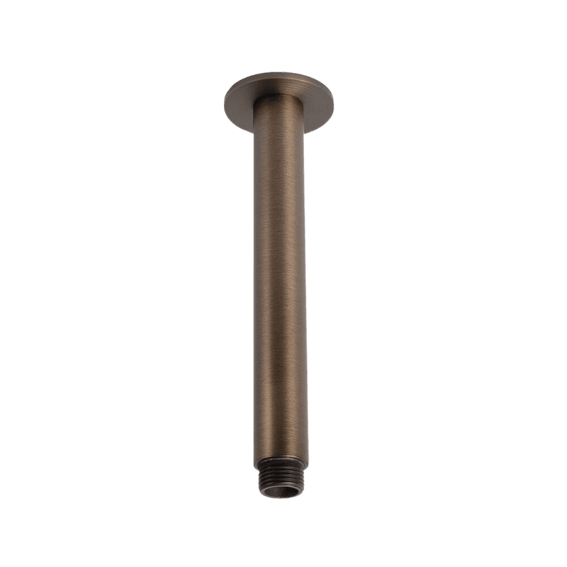 Mira Brushed Vintage Antique Brass Ceiling Shower Arm