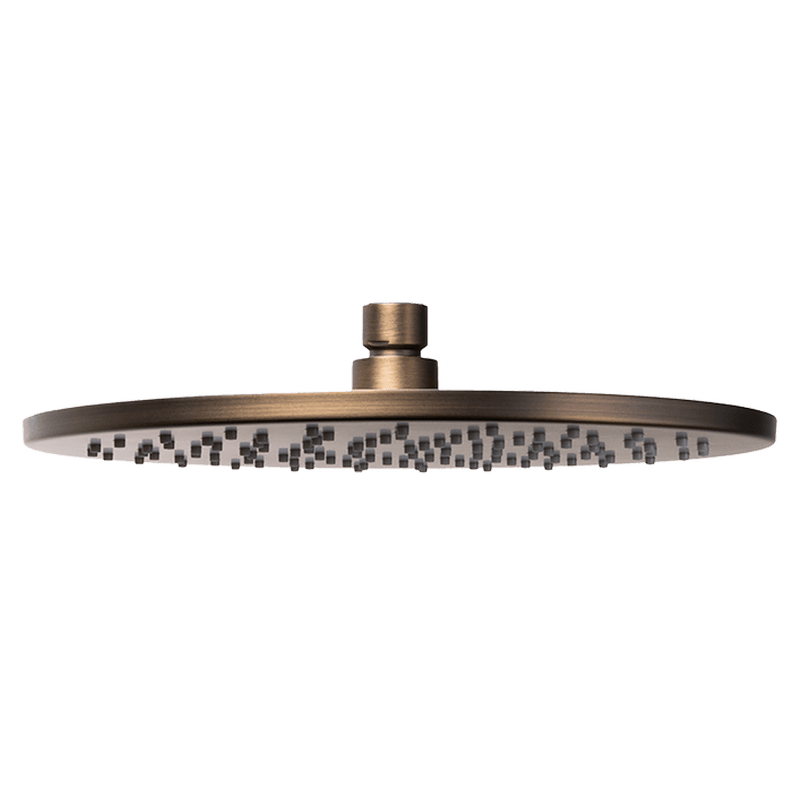 Mira 250mm Brushed Vintage Antique Brass Shower Head