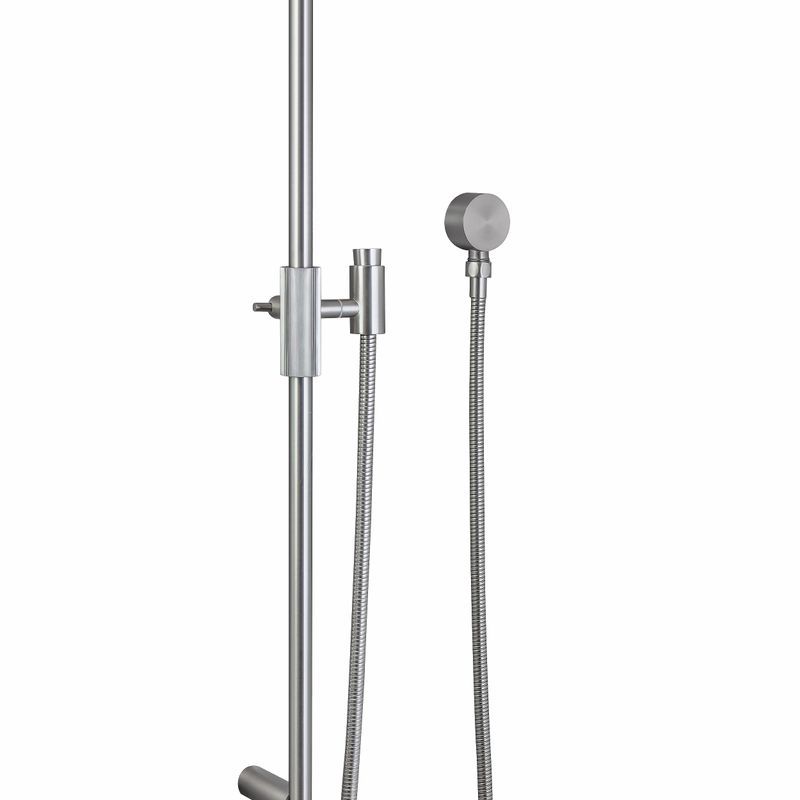 Caddence Shower Rail Brushed Nickel