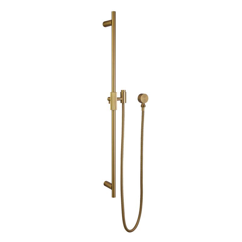 Caddence Shower Rail Brushed Brass
