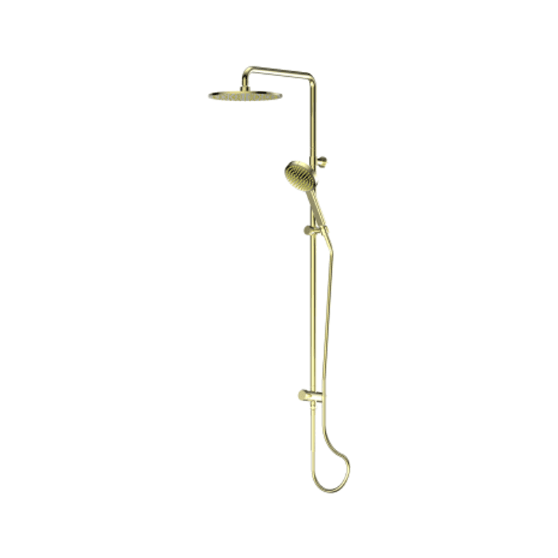 Lavish Brass Twin Rail Shower