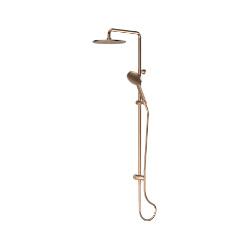 Lavish Brass Twin Rail Shower