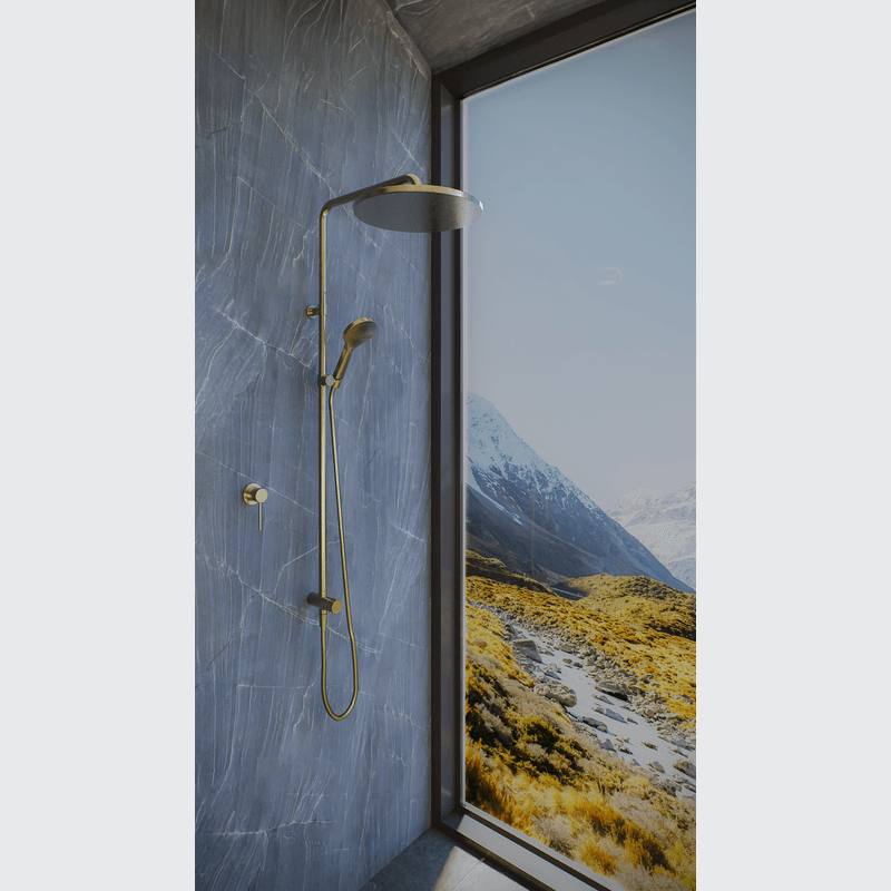 Lavish BubbleJET Twin Rail Shower