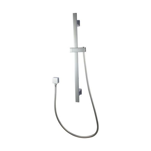 Square Shower Rail Chrome