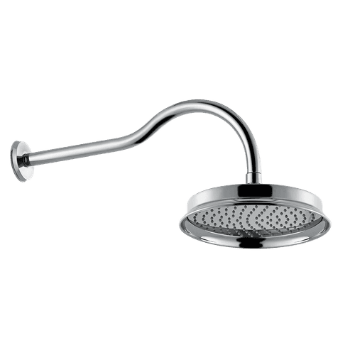 Liberty Dump Rose with Wall Arm Chrome