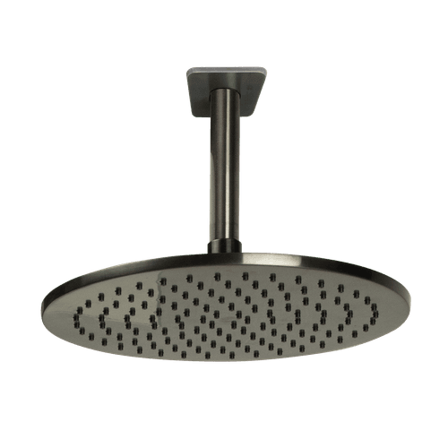Loft Rain Shower with Ceiling Arm Gun Metal