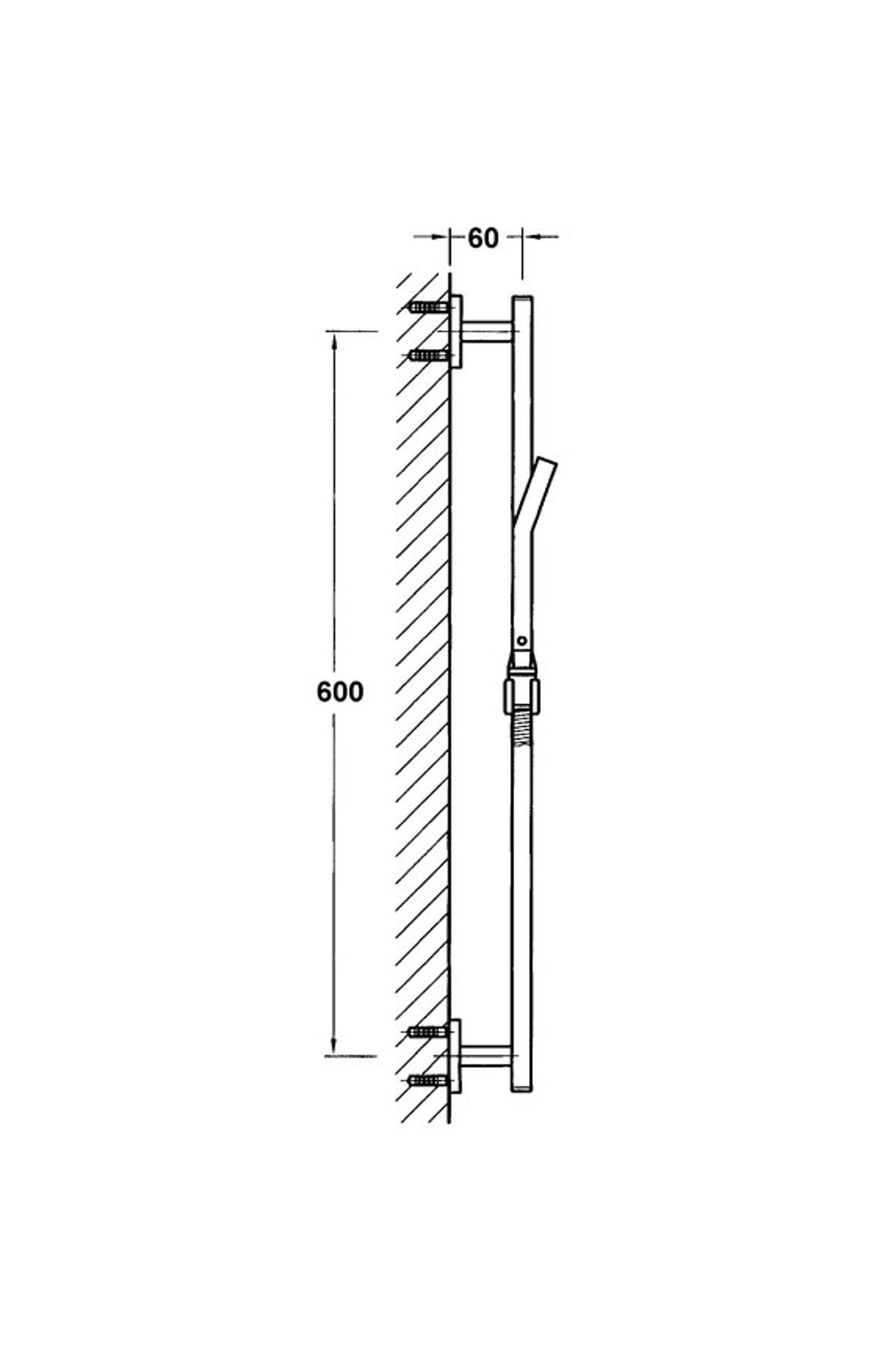 Nova Slide Shower 3 Function Handshower Chrome