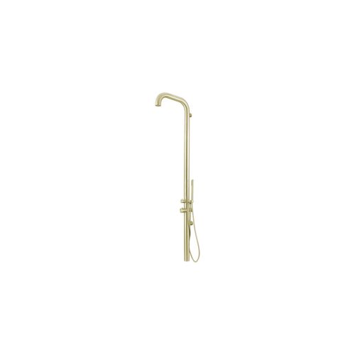 Pacific Outdoor Shower Tower Brushed Gold