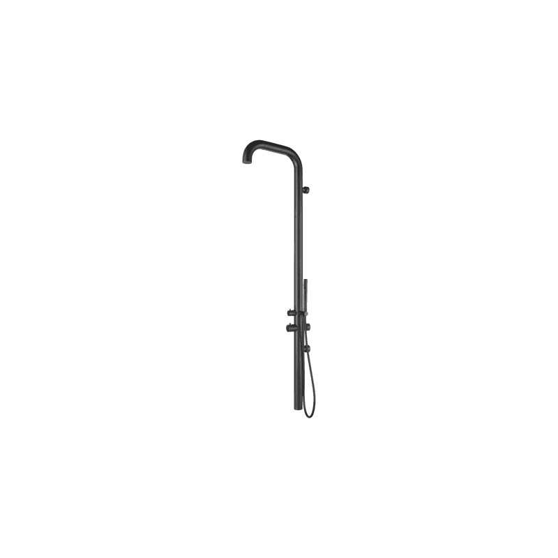 Pacific Outdoor Shower Tower Matte Black