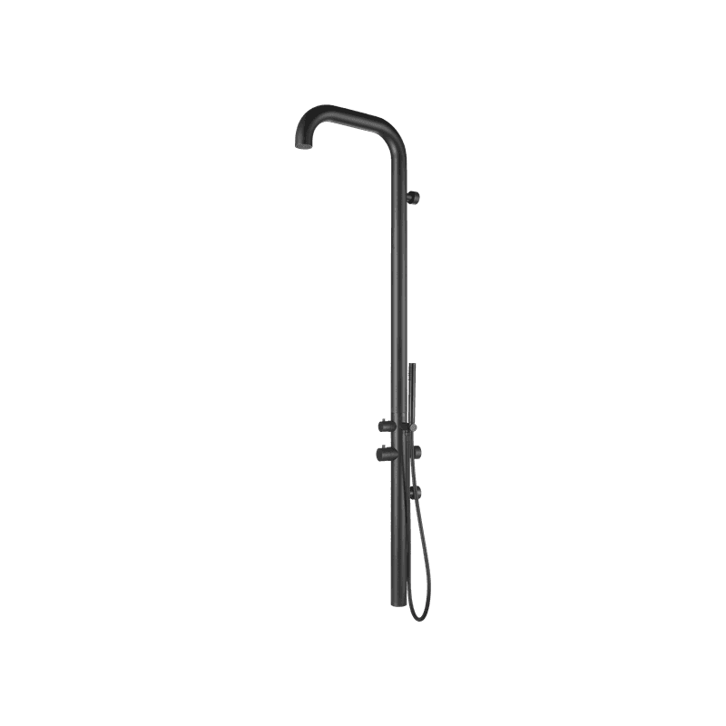 Pacific Outdoor Shower Tower Matte Black