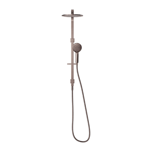 Bianca Twin Shower | Brushed Bronze