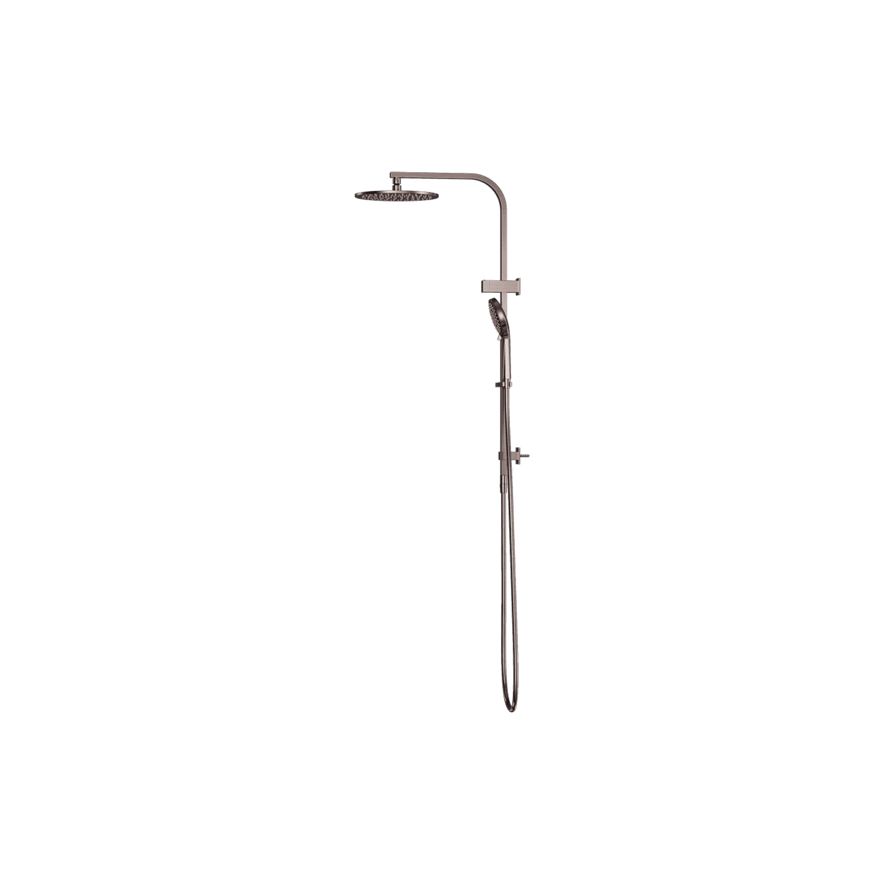 Bianca Twin Shower | Brushed Bronze