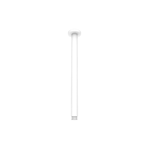 Round Ceiling Arm 300mm Length Matte White