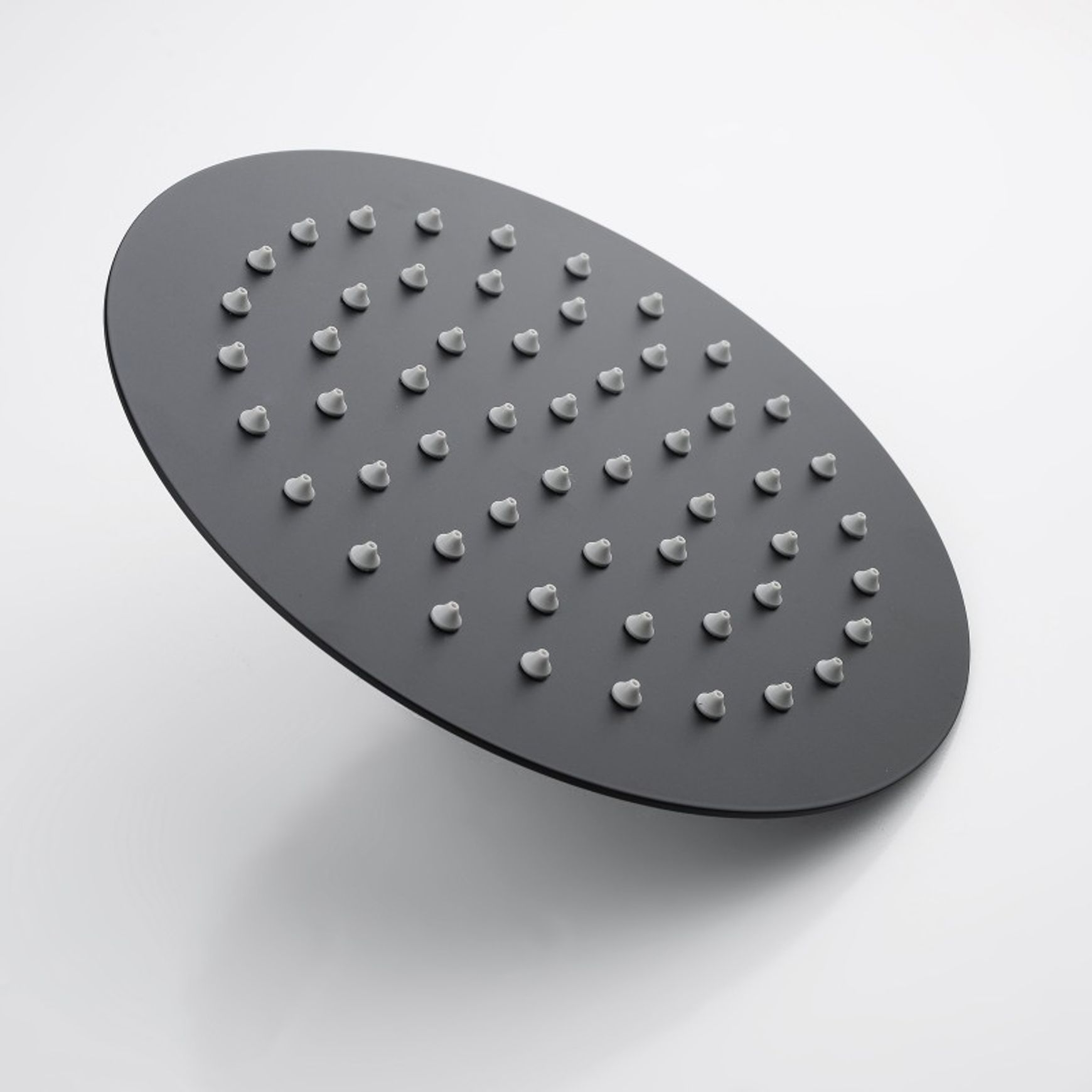 Round Shower Head 200mm Matte Black