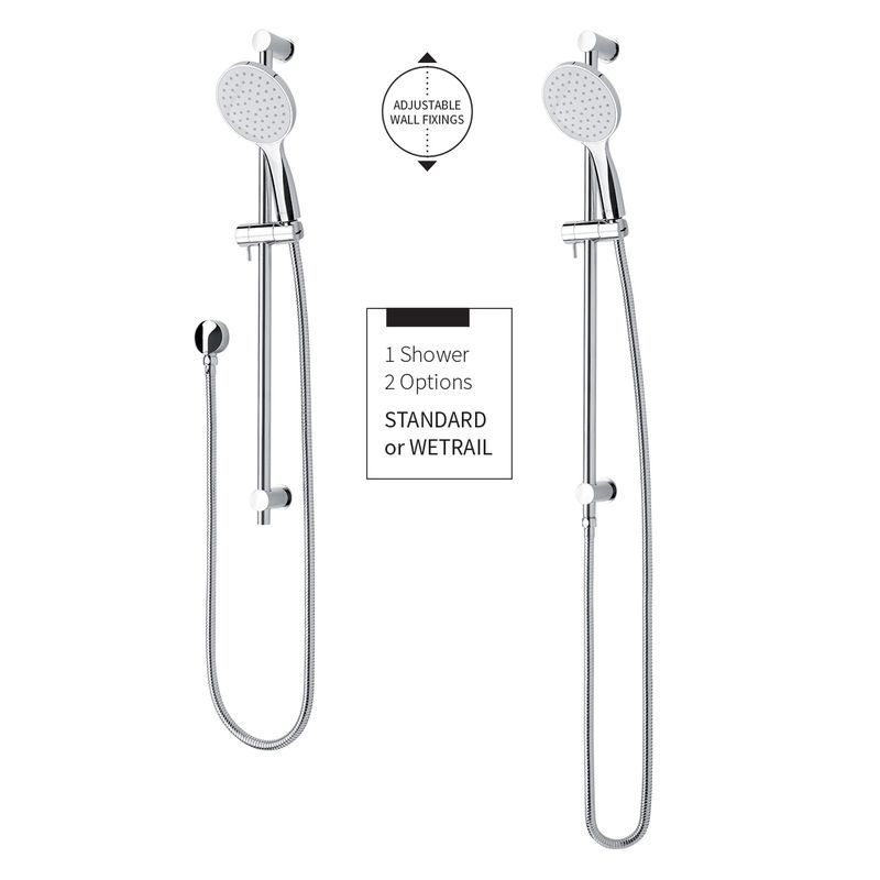 Solitaire Wetrail Slide Shower 