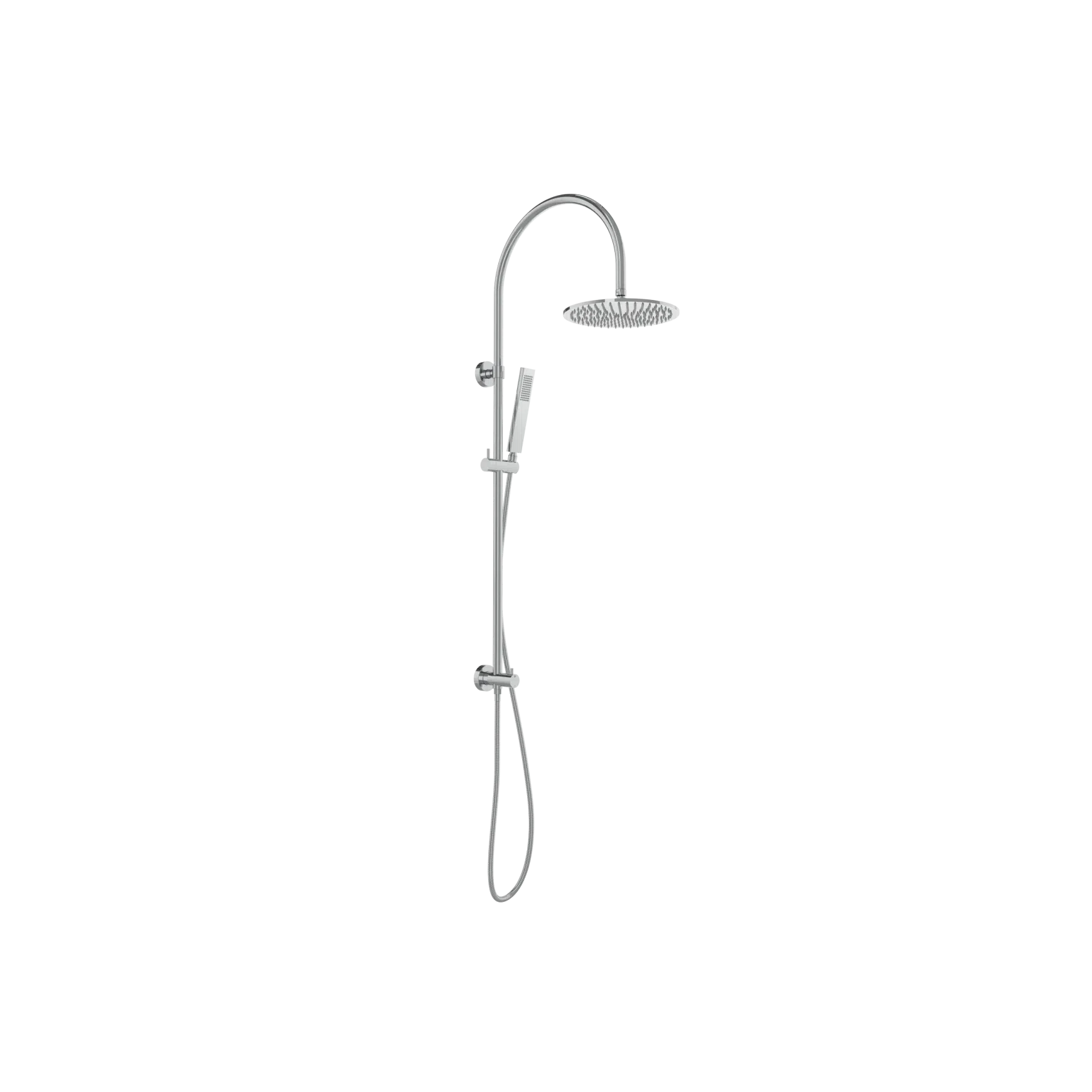Elysian Gooseneck Shower Rail Set