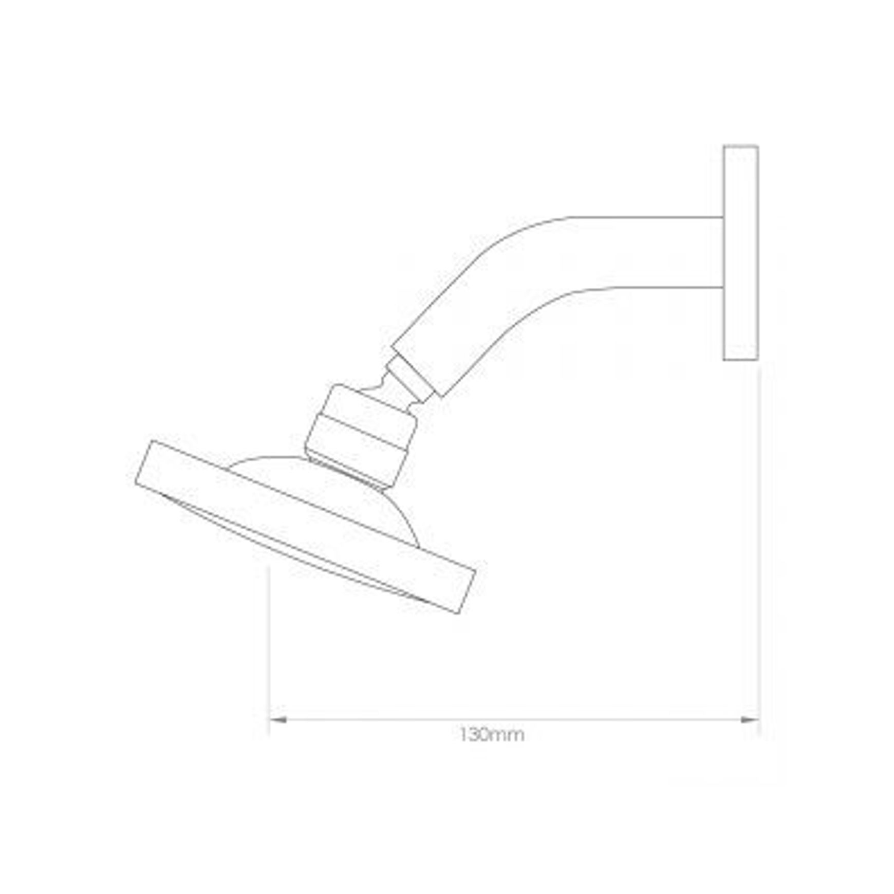 Voda Wall Mounted Shower Rose