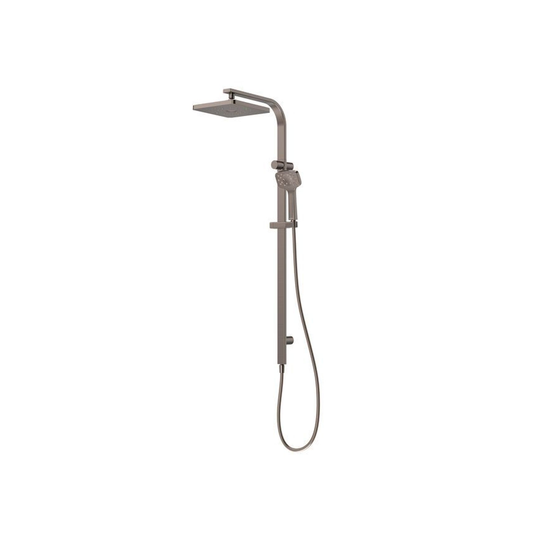 Waipori MK2 Satinjet Rail Shower With Overhead
