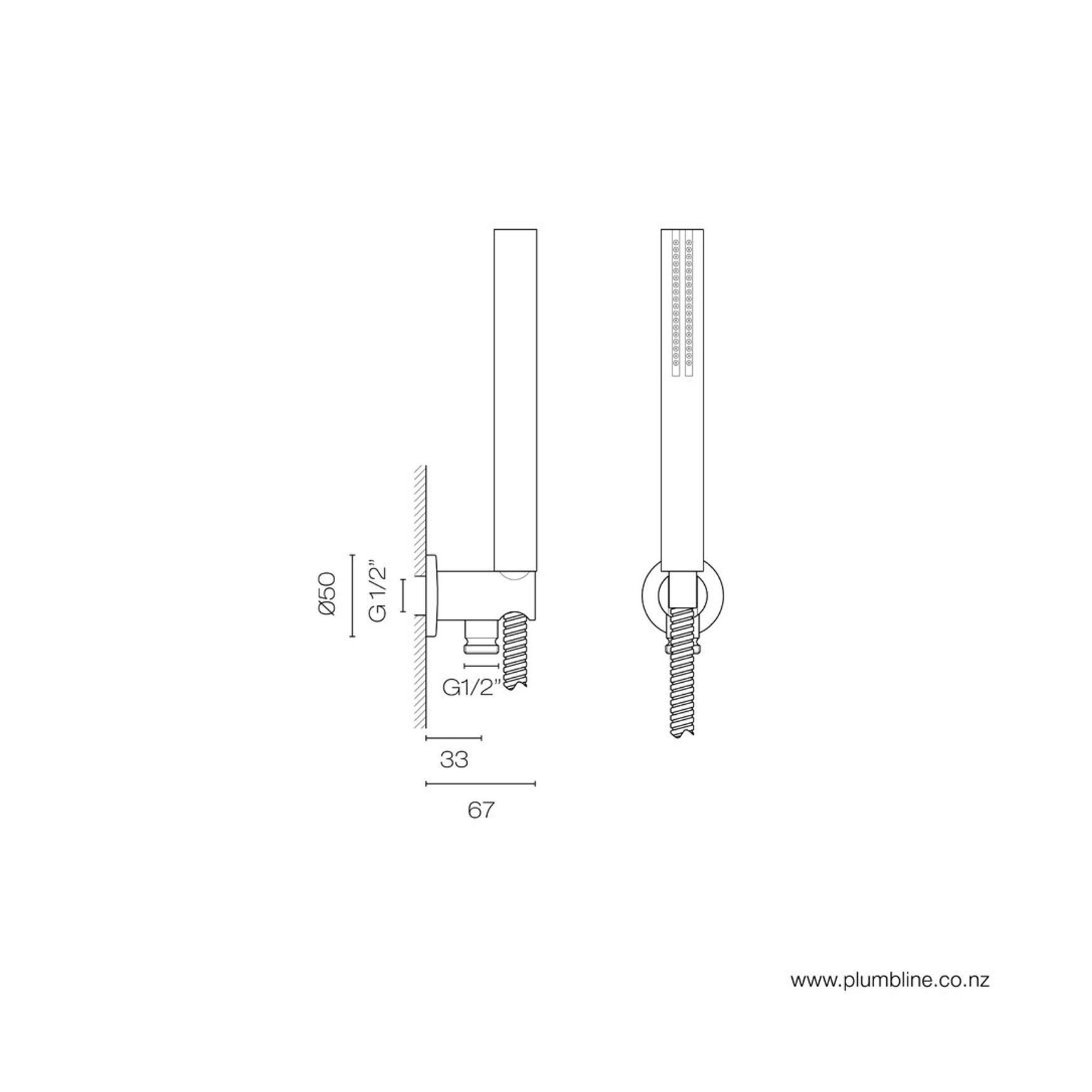 Young Wall Mount Shower Kit