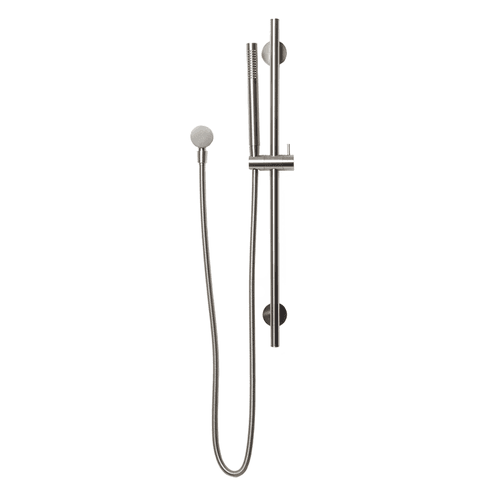 Mira Brushed Nickel Shower on Rail