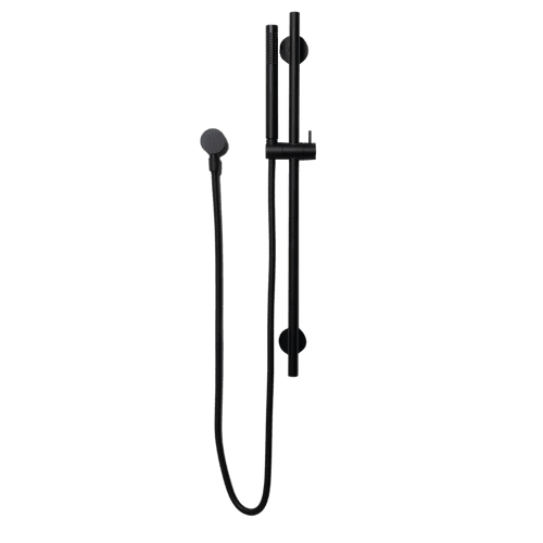 Mira Matte Black Shower on Rail